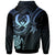 Pohnpei Custom Zip up Hoodie Blue Turtle - Polynesian Pride