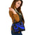 Pohnpei Shoulder Handbag - Blue Polynesian Tentacle Tribal Pattern - Polynesian Pride