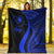 Yap Premium Blanket - Blue Polynesian Tentacle Tribal Pattern - Polynesian Pride