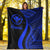 Hawaii Premium Blanket - Blue Polynesian Tentacle Tribal Pattern - Polynesian Pride