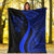 Fiji Premium Blanket - Blue Polynesian Tentacle Tribal Pattern Crest - Polynesian Pride