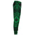 Polynesian Plumeria Mix Green Black Joggers - Polynesian Pride