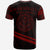 Marshall Islands T Shirt In My Heart Style Red Polynesian Patterns - Polynesian Pride