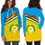 (Custom Personalised) Vanuatu Torba Province Hoodie Dress - Flag Style - LT12 - Polynesian Pride