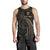 Tahiti Polynesian Custom Personalised Men's Tank Top - Gold Tribal Wave - Polynesian Pride