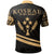 Kosrae State Polo Shirt In My Heart Style Gold Polynesian Patterns - Polynesian Pride