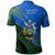 Solomon Islands Polo Shirt Symmetrical Lines - Polynesian Pride