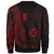 Wallis and Futuna Sweatshirt - Polynesian Pattern Style Red Color - Polynesian Pride