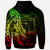 Tokelau Zip Hoodie Polynesian Pattern Style Reggae Color - Polynesian Pride