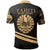 Tahiti Polo Shirt In My Heart Style Gold Polynesian Patterns - Polynesian Pride