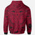 Samoall Over Hoodie Samoa Coat ofrms (Red) - Polynesian Pride