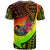 Papua New Guinea T Shirt Polynesian Hook And Hibiscus (Raggae) - Polynesian Pride