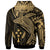 Kosrae Hoodie Humpback Whale & Coat of Arms Gold - Polynesian Pride