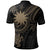 Nauru Custom Polo Shirt Gold Turtle - Polynesian Pride