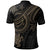 Polynesian Custom Polo Shirt Gold Turtle - Polynesian Pride