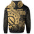 Samoa Hoodie Gold Color Polynesian Patterns Best Samoa Ever - Polynesian Pride