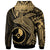 Yap Hoodie Humpback Whale & Coat of Arms Gold - Polynesian Pride