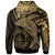 Palau Hoodie Humpback Whale & Coat of Arms Gold - Polynesian Pride