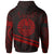 Tahiti Hoodie In My Heart Style Red Polynesian Patterns - Polynesian Pride