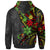 CNMI Hoodie Tribal Flower With Special Turtles - Polynesian Pride