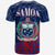 Samoa T Shirt Custom Polynesian Patterns With Bamboo - Polynesian Pride