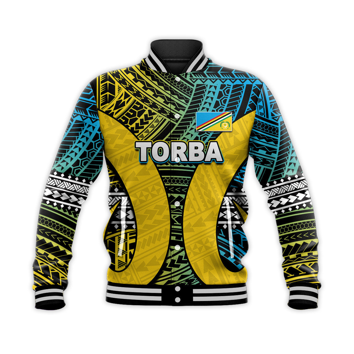 (Custom Personalised) Polynesian Torba Of Vanuatu Baseball Jacket LT6 Unisex Art - Polynesian Pride