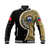 Samoa Independence Day Tribal Tattoo Baseball Jacket No.2 LT6 Unisex Gold - Polynesian Pride