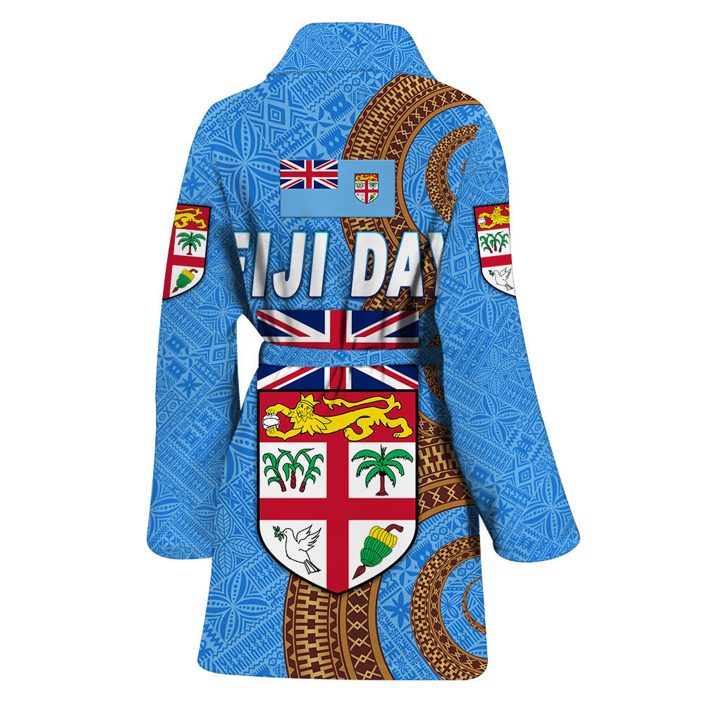 Fiji Day Bathrobe Independence Anniversary Simple Style LT8 - Polynesian Pride
