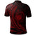 Samoa Polo Shirt Custom Red Wings Style - Polynesian Pride