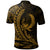 Pohnpei State Polo Shirt Gold Wings Style - Polynesian Pride