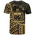 Samoa T Shirt Aiga i le Tai Polynesian Gold Patterns - Polynesian Pride