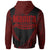 American Samoa Hoodie Manua Olosega Polynesian Red Patterns Sport Style - Polynesian Pride