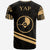 Yap State T Shirt In My Heart Style Gold Polynesian Patterns - Polynesian Pride