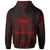 Samoa Zip Hoodie Samoa Seal Red Tribal Patterns - Polynesian Pride