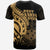 Samoa T Shirt Gold Color Polynesian Patterns Best Samoa Ever - Polynesian Pride