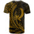 Pohnpei State T Shirt Gold Custom Wings Style - Polynesian Pride