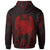 Tonga Zip Hoodie Tonga Seal Red Tribal Patterns - Polynesian Pride