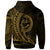 Federated States of Micronesia Hoodie Gold Custom Wings Style - Polynesian Pride