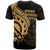 Marshall Islands T Shirt Gold Color Polynesian Patterns Best Marshall Ever - Polynesian Pride