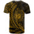 Samoa T Shirt Custom Gold Wings Style - Polynesian Pride