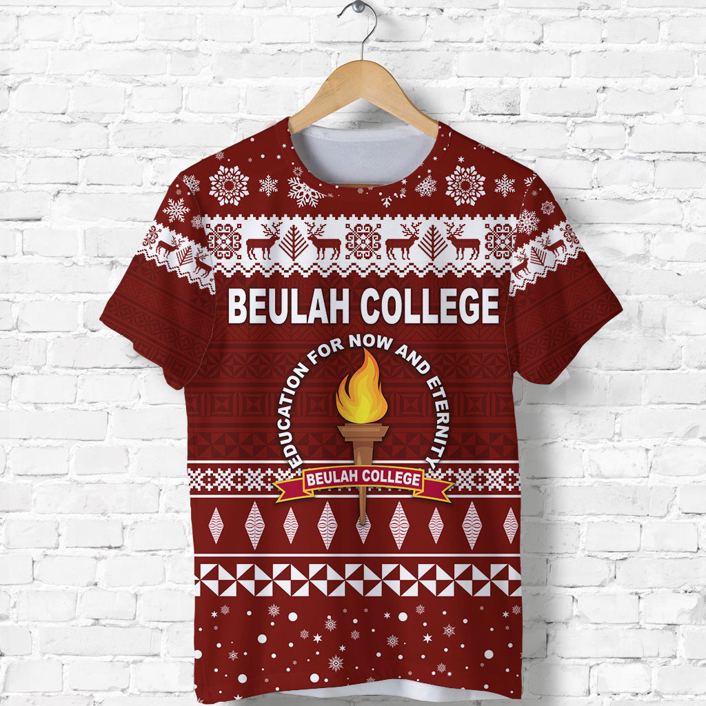 Tonga Beulah College Christmas T Shirt Simple Style LT8 - Polynesian Pride