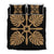 Hawaiian Royal Pattern Quilt Bed Set - Black And Gold - I3 Style - AH Gold - Polynesian Pride