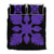 Hawaiian Royal Pattern Quilt Bed Set - Black And Purple - B1 Style - AH Art - Polynesian Pride