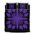 Hawaiian Royal Pattern Quilt Bed Set - Black And Purple - G2 Style - AH Art - Polynesian Pride