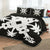 Hawaiian Royal Pattern Quilt Bed Set - Black And White - L2 Style - AH - Polynesian Pride