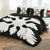 Hawaiian Royal Pattern Quilt Bed Set - Black And White - B1 Style - AH - Polynesian Pride