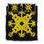 Hawaiian Royal Pattern Quilt Bed Set - Black And Yellow - L2 Style - AH Yellow - Polynesian Pride