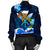 Kanaka Hammerhead Sharks Polynesian Hibiscus Bomber Jacket - Bloom - AH - Polynesian Pride