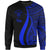 Niue Sweatshirt - Blue Polynesian Tentacle Tribal Pattern Unisex Blue - Polynesian Pride