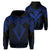 Hawaii Polynesian Hoodie Limited Tab Style Blue Unisex Blue - Polynesian Pride